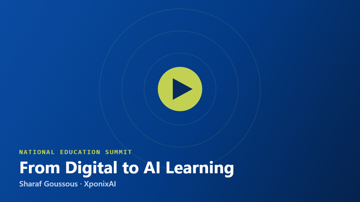 From Digital Learning to AI Learning